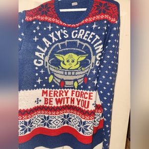 Baby Yoda Christmas Sweater